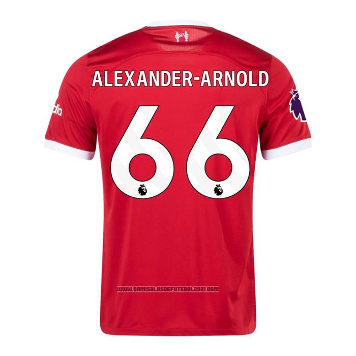 Camisola Liverpool Jogador Alexander-arnold 1º 2023-2024